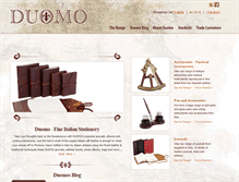 Tablet Screenshot of duomo.com.au